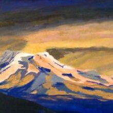 Andes Mountains paintings